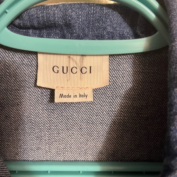 Gucci Women's Denim Jacket Tiger Print - Picture 5 of 13